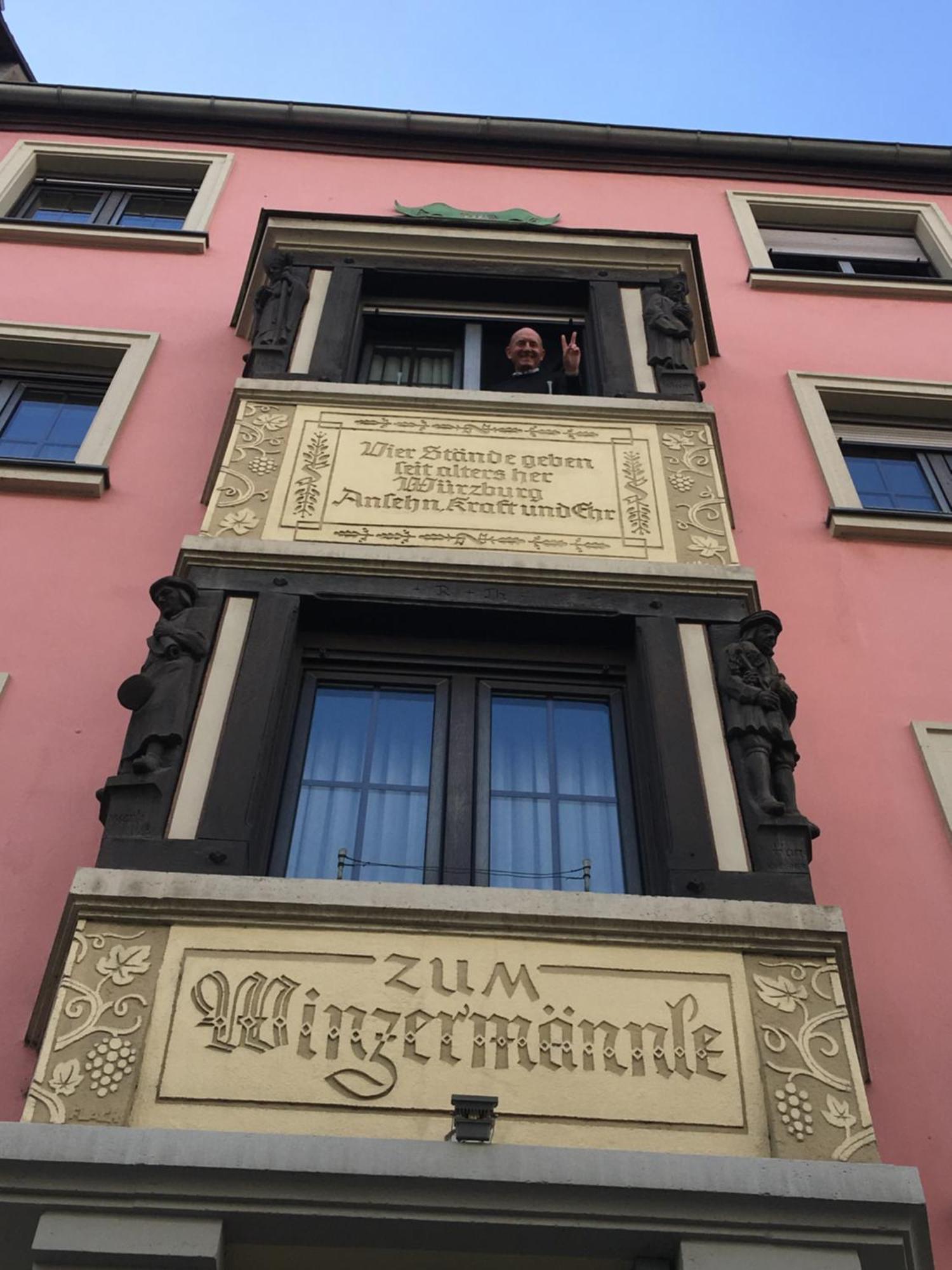 Hotel Zum Winzermaennle Wurzburgo Exterior foto
